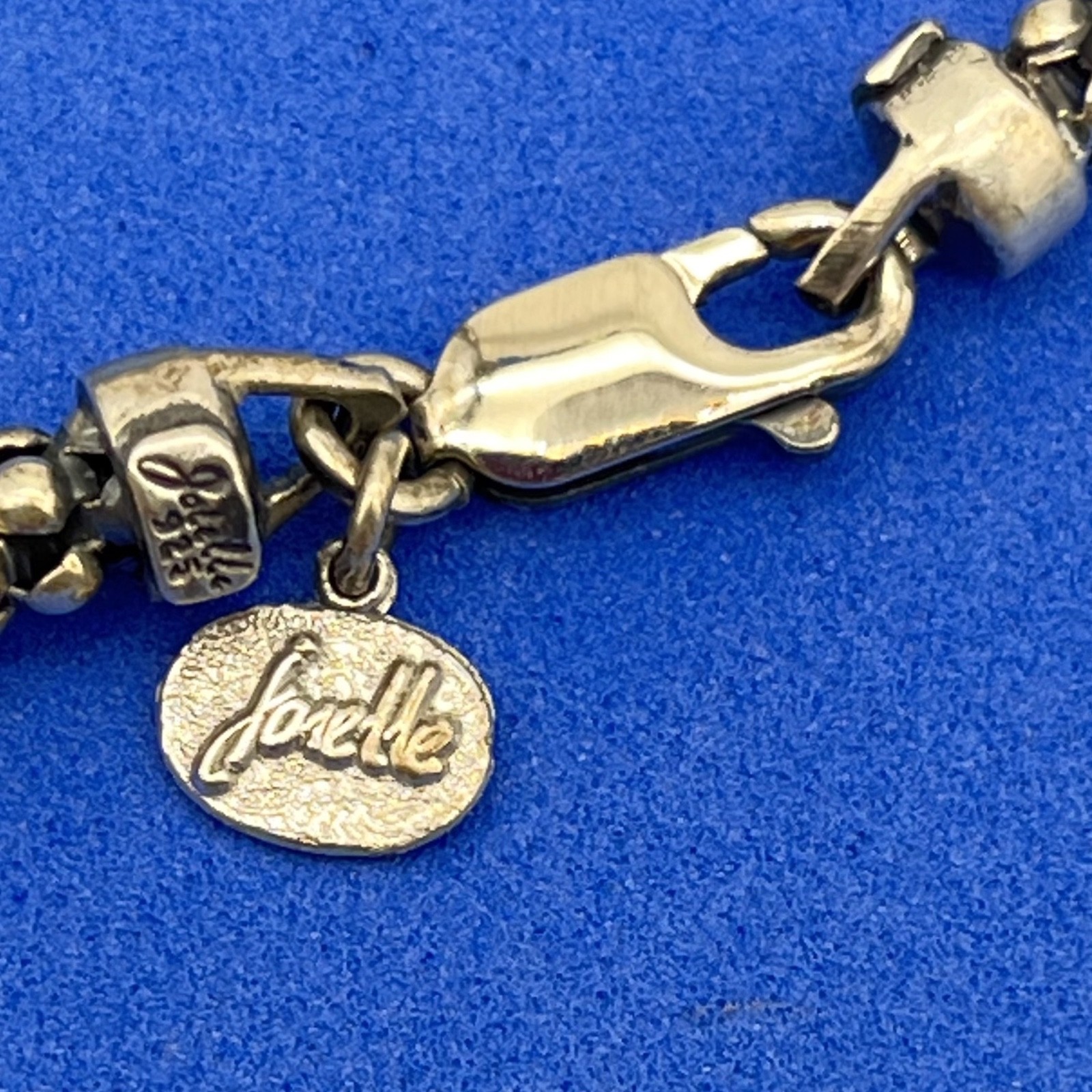 Vintage Joielle Popcorn Necklace Sterling Silver Chain 15 Grams 25″