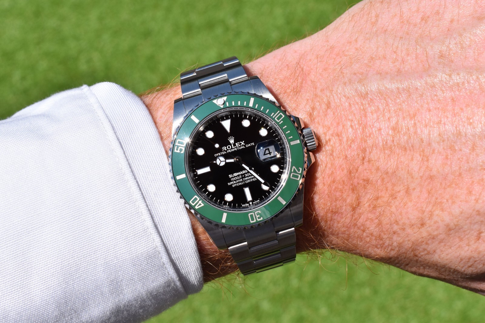 2021 Rolex Submariner Date 41mm Steel “Starbucks” MK1 Green Bezel 126610LV FS