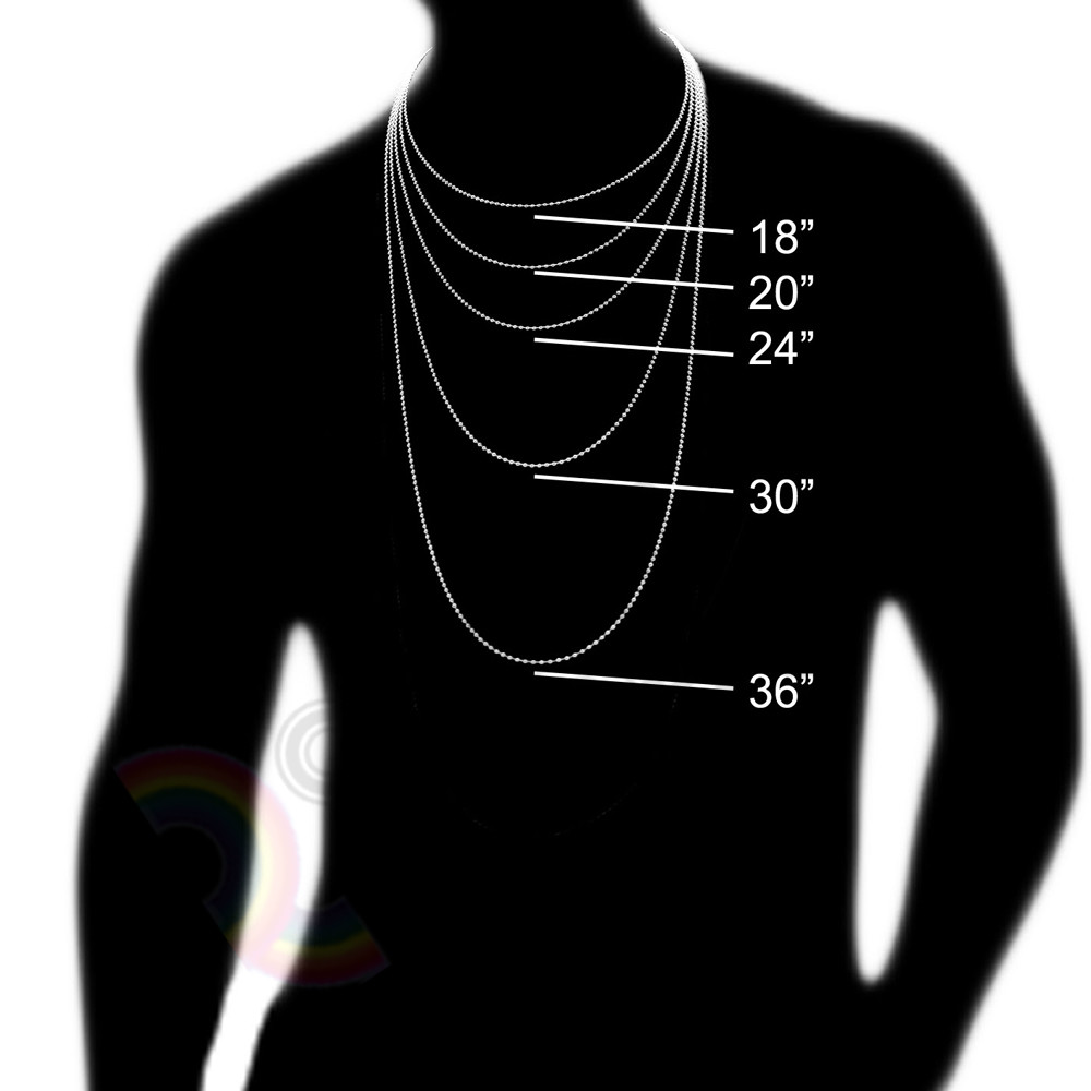 18-36″Men Stainless Steel 6mm Gold/Silver Plated Figaro Cut Chain*C23