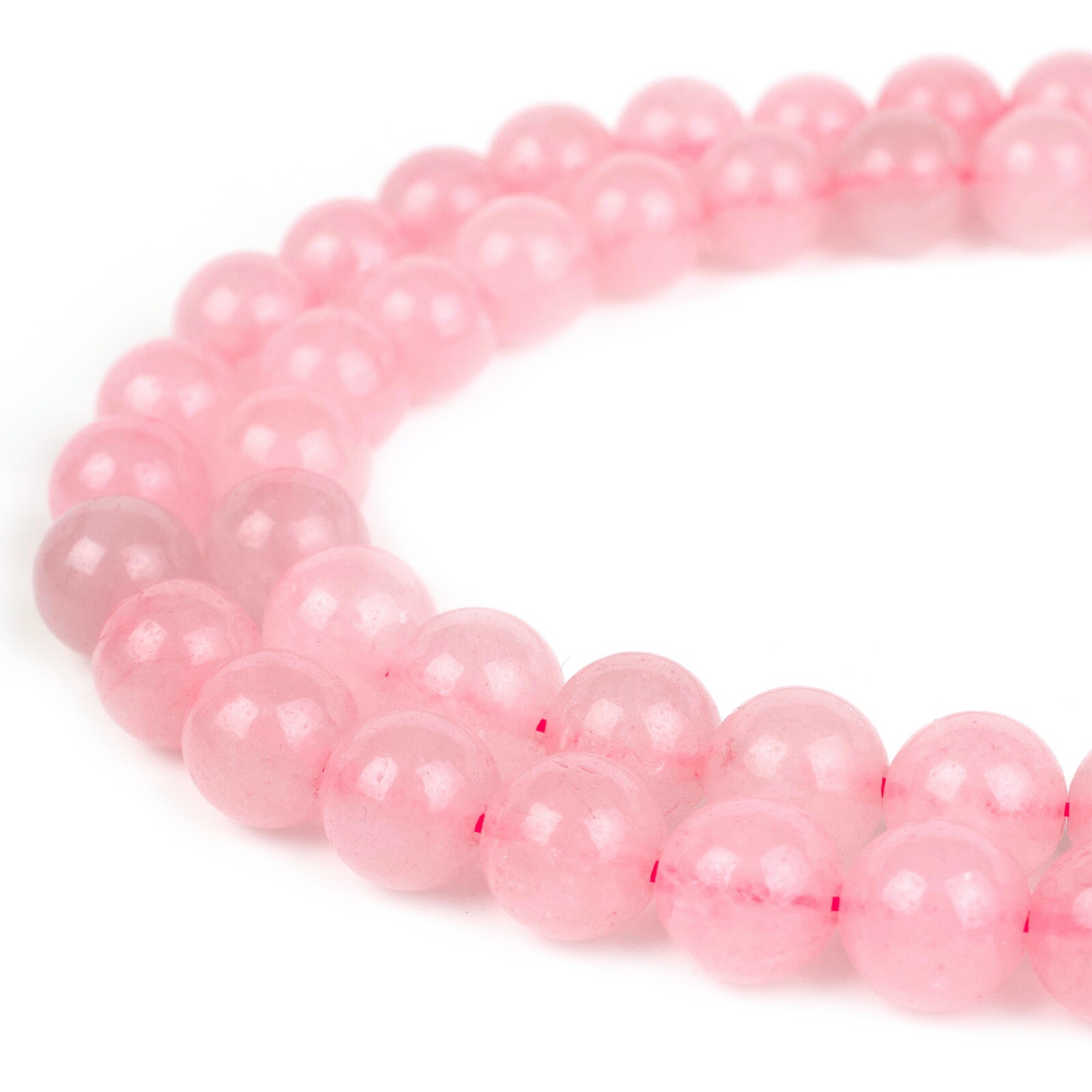 Natural Rose Quartz Beads Strand Round For Jewelry Making 4mm 6mm 8mm 10mm 12mm