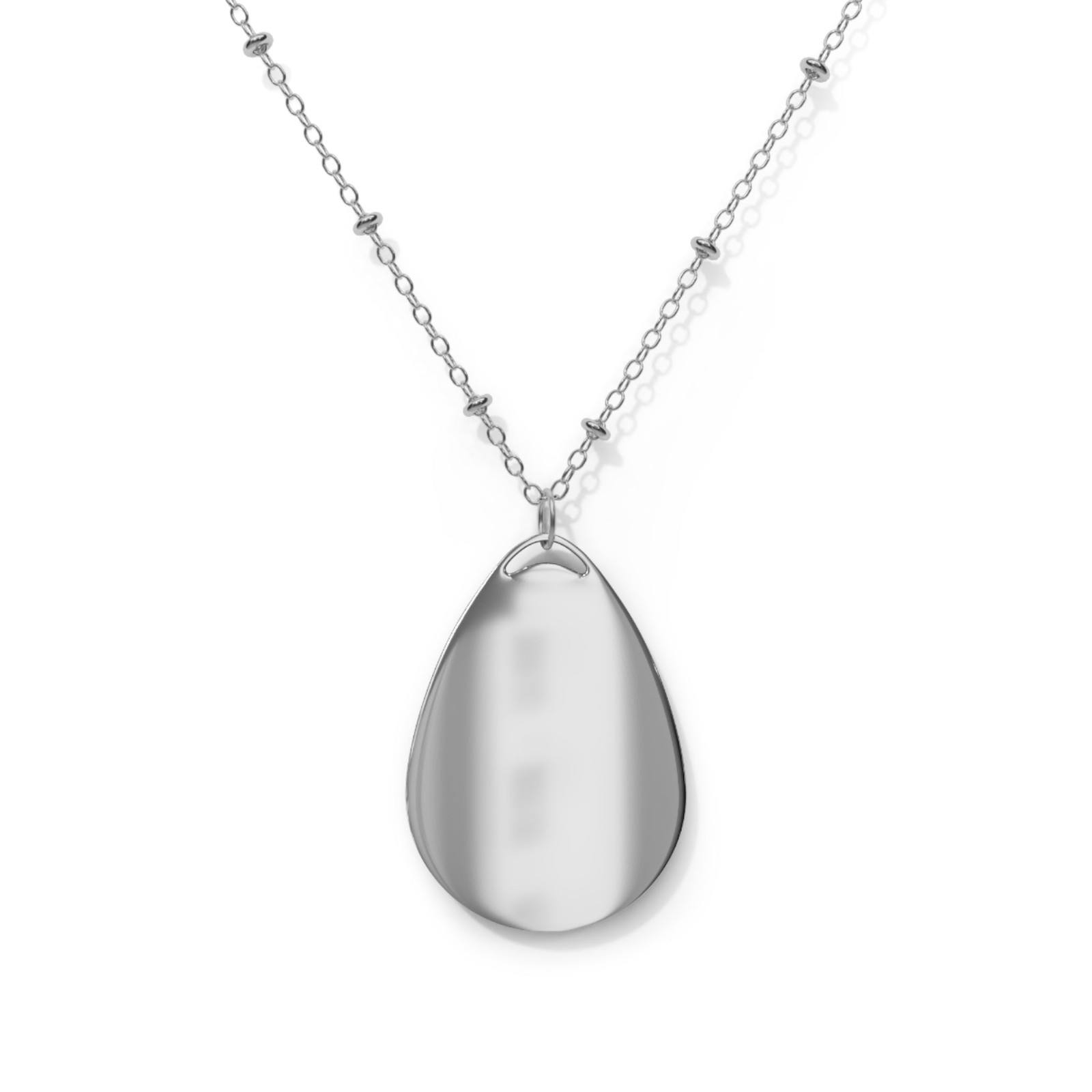 Switzerland Flag Oval Necklace – Classic Zinc Alloy Pendant – One Size /