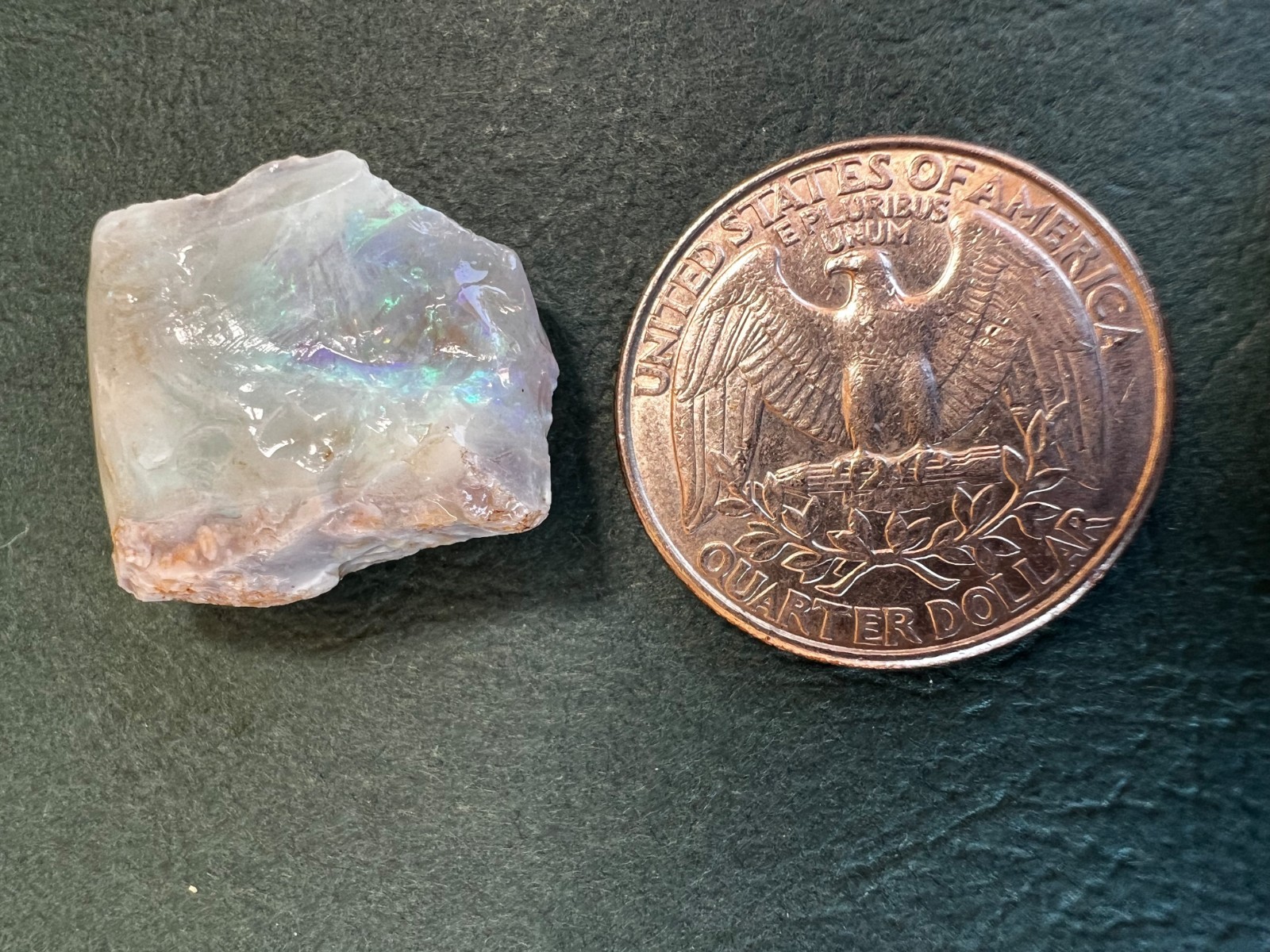 Australian opal rough Absolutely Brilliant Colors