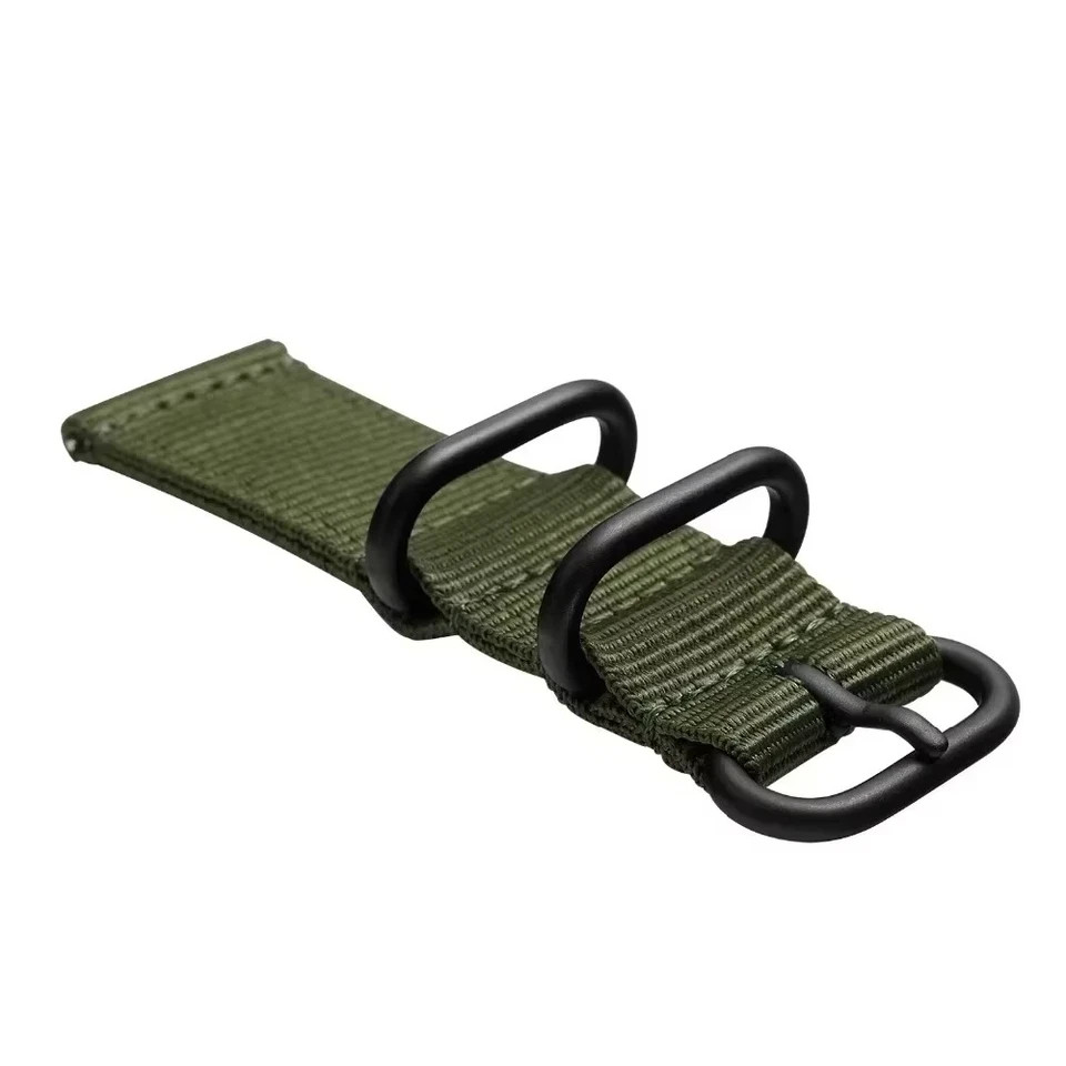 18mm 20mm 22mm Durable Military Woven Nylon Wrist Watch Band Quick Release Strap