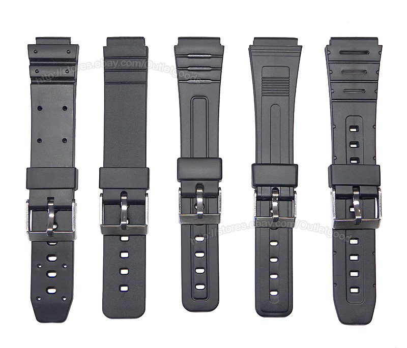 Generic Replacement Watch Band Strap for Casio Watch 14mm 16mm 18mm 19mm 20mm