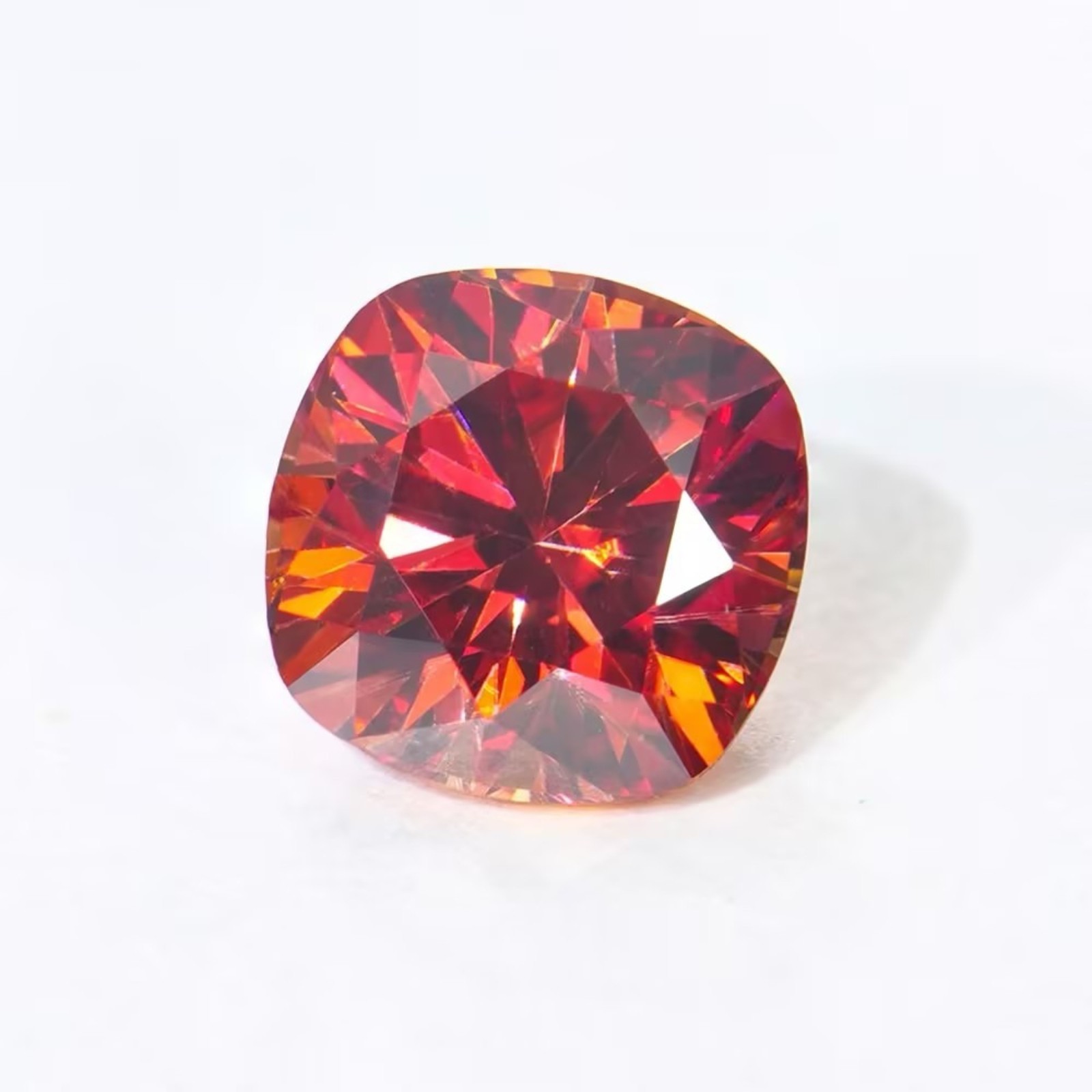 0.5-3ct Eight Colors Cushion Cut Moissanite Loose For Ring Pendant inlay GRA