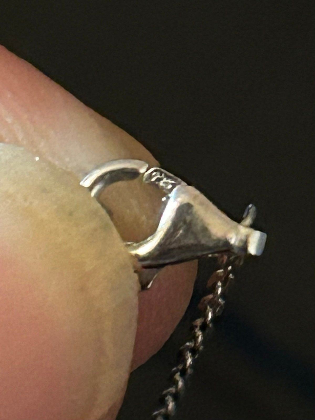 925 Sterling Silver Necklace with Shovel Pendant