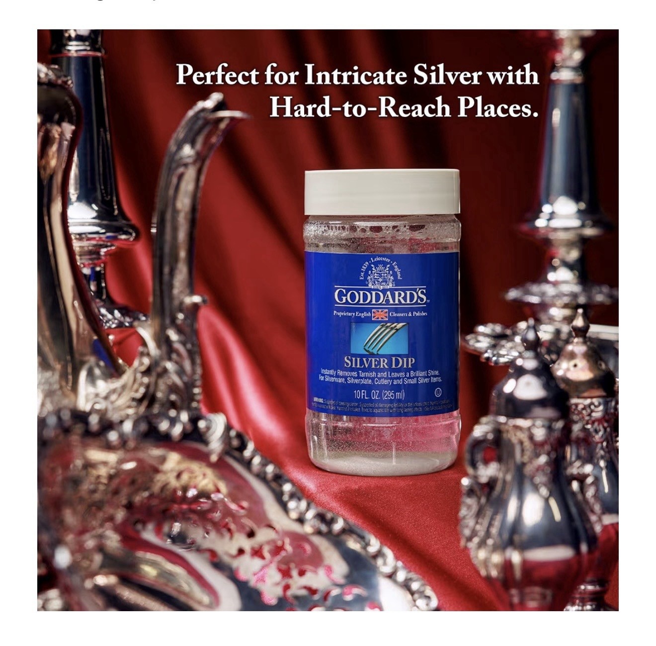Goddard’s Silver Cleaner Dip – Silver Jewelry Cleaner Solution for Filigree M…
