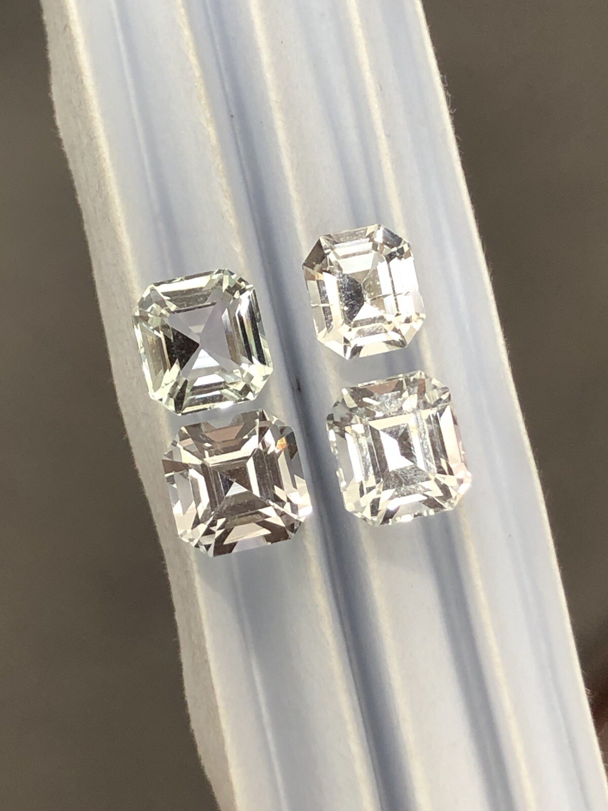 2.9 Ct Colorless Faceted Tourmaline Lot From Afghanistan