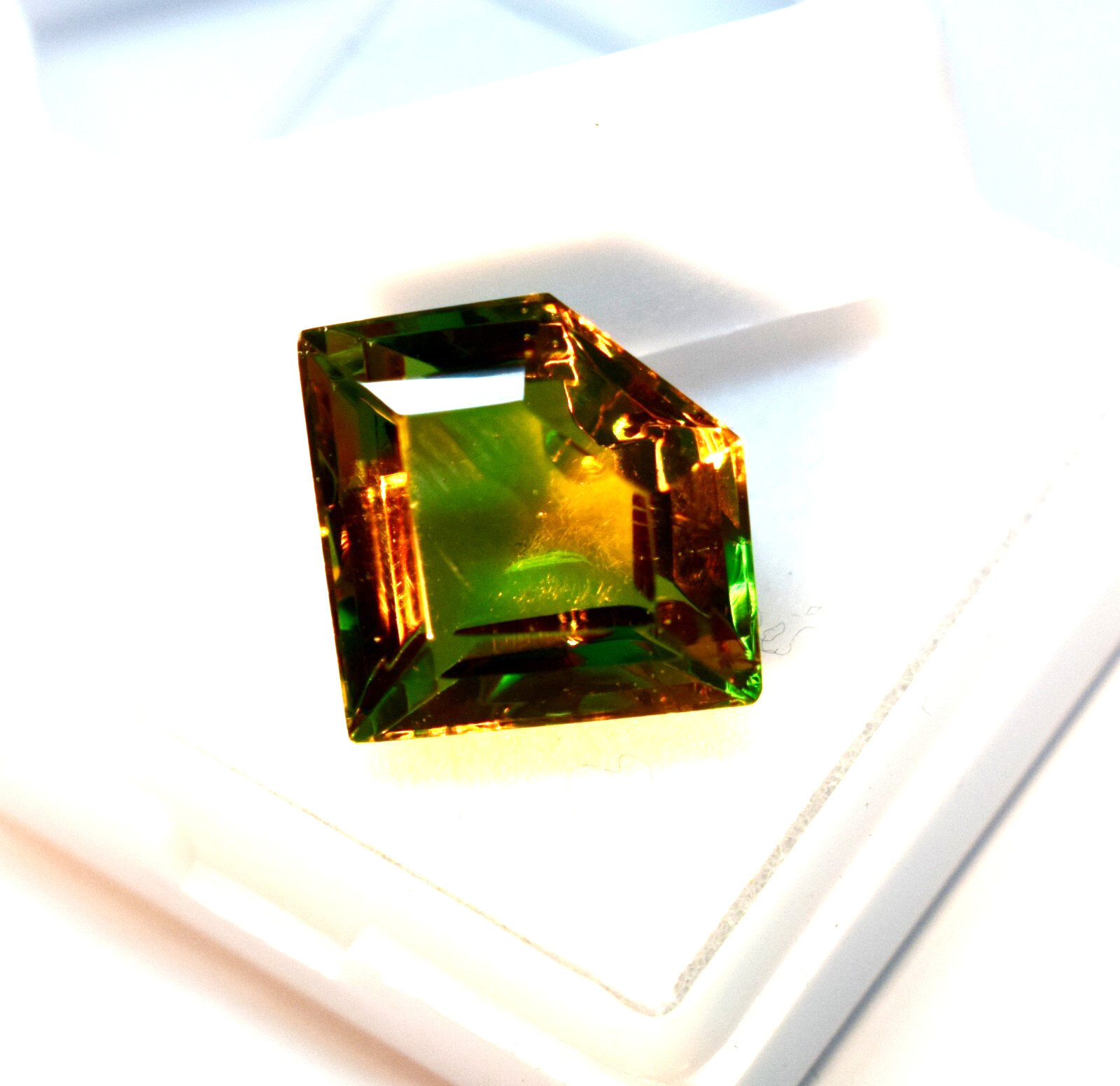 8 CT Color Changing Natural Alexandrite Certified Fancy Cut Loose Gemstone