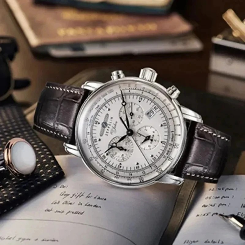 2026 Luxury Zeppelin Airship Men’s Retro Business Date Gift Commemorative Watch