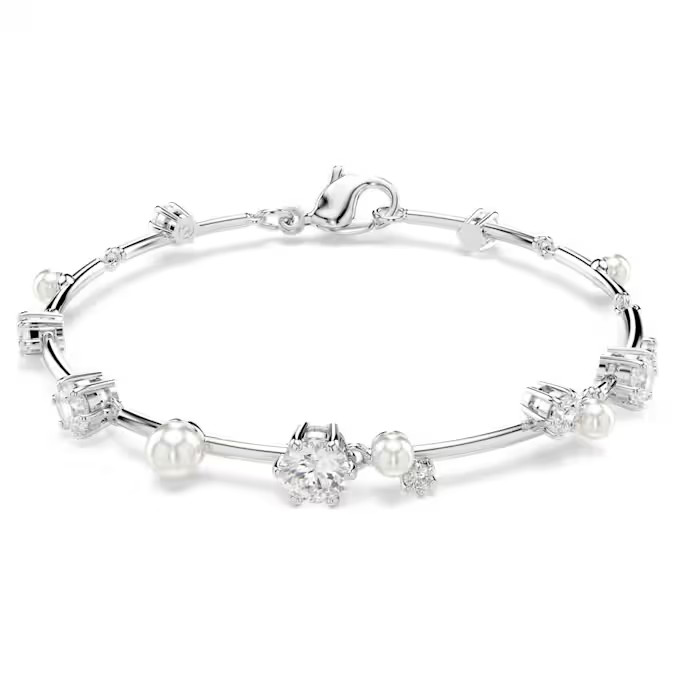 Swarovski Constella bracelet Crystal-like pearl round cut ·