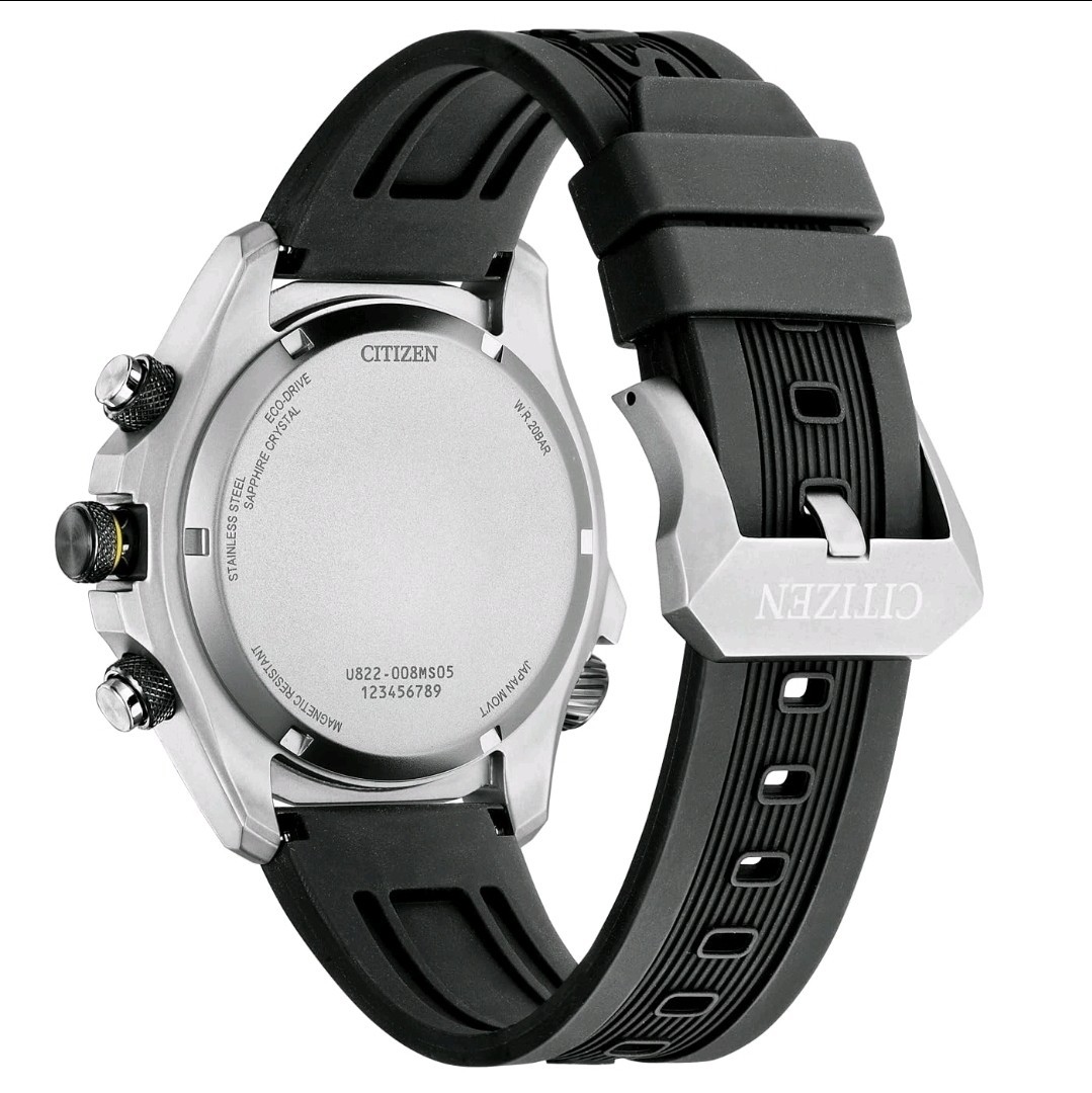 Unused CITIZEN PROMASTER LAND JV1007-07E Black Eco-drive Men’s Watch in Box