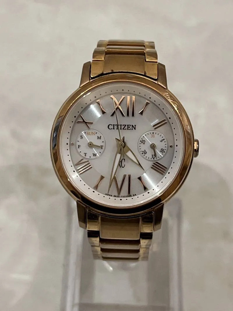 CITIZEN XC Citizen Cross Sea Solar Watch 8635-T021883 Working Condition