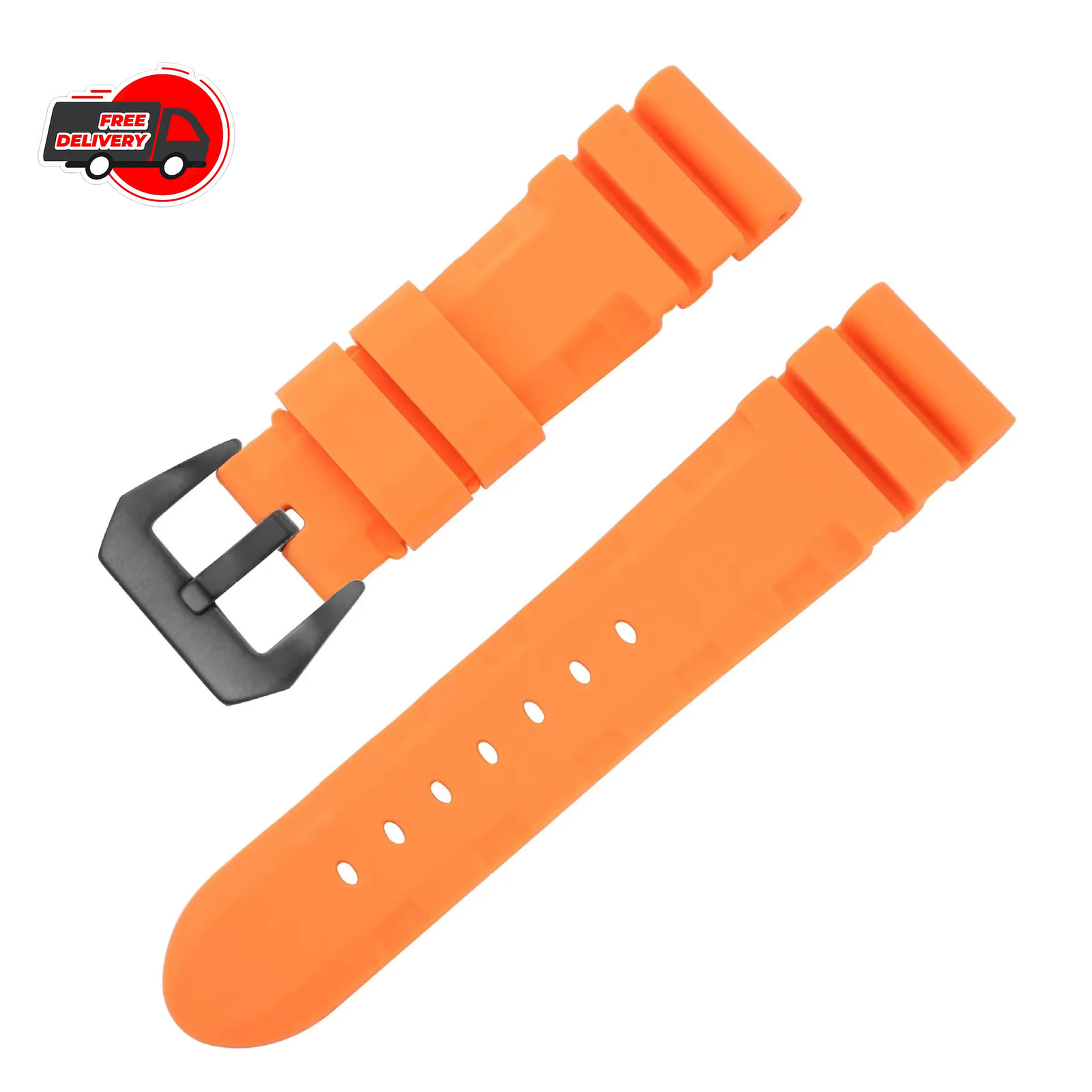 22mm 24mm 26mm Silicone Strap for Panerai Rubber Waterproof Band for SUBMERSIBLE