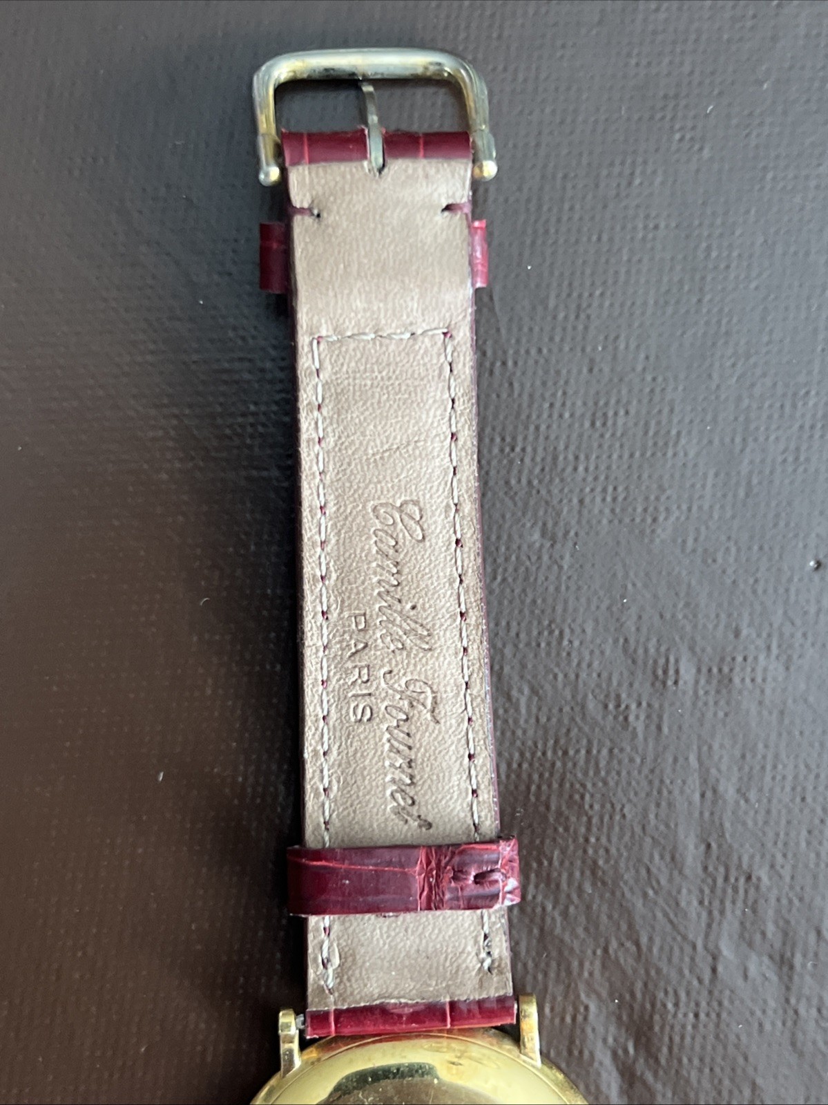 Tiffany and Co. 18K yellow gold wristwatch – Camille Fournet Paris Watch Strap