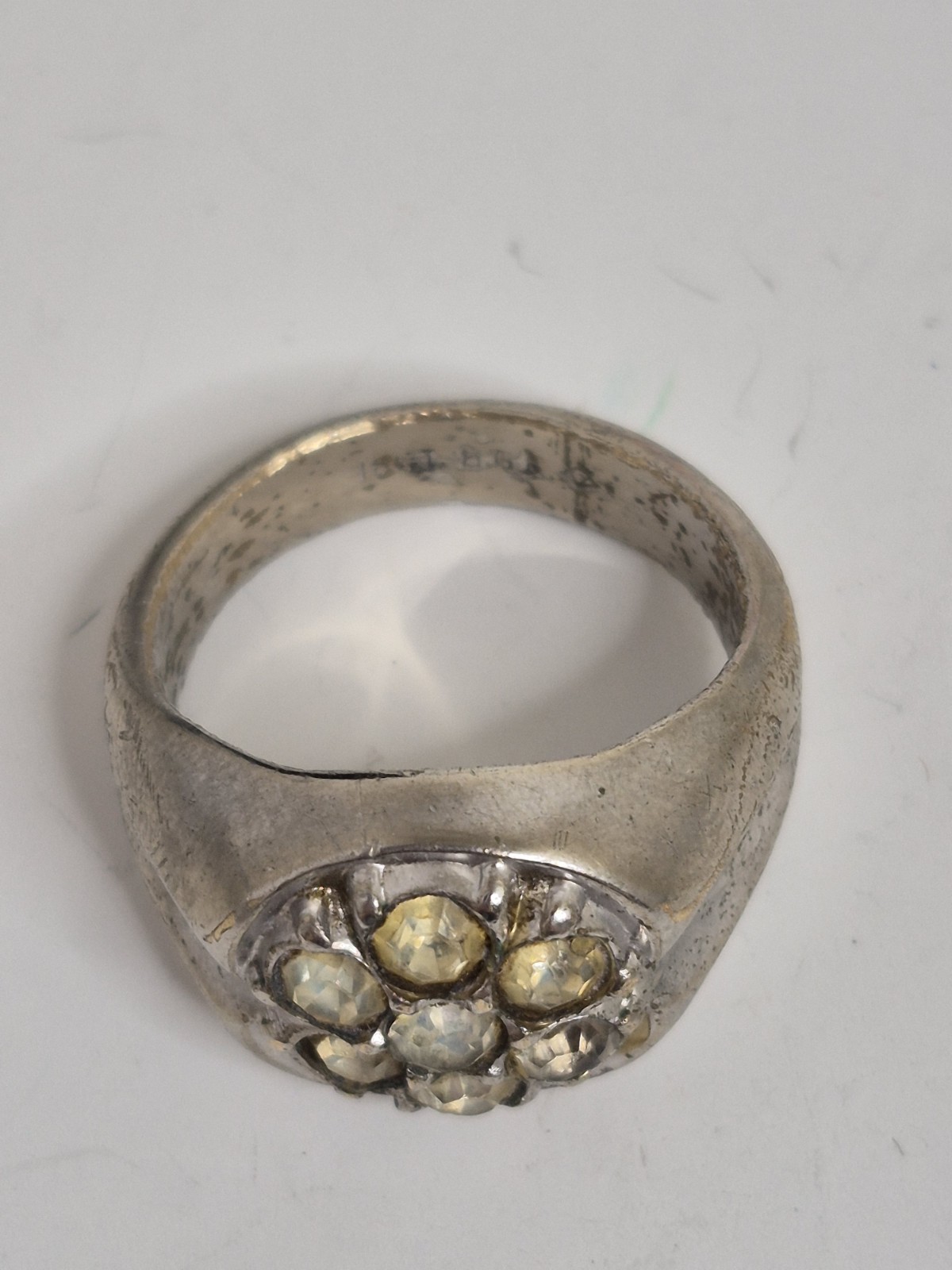 18KT HGE Men’s Ring Size 11 VTG (See Description)