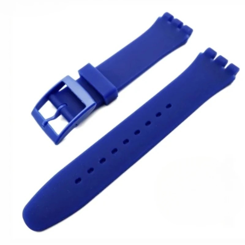 Wrist Watch Band Strap For Swatch 16mm 17mm 19mm 20mm Silicone Watchband