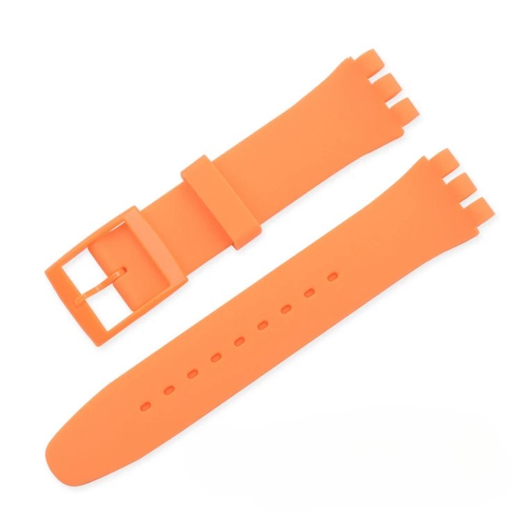 Wrist Watch Band Strap For Swatch 16mm 17mm 19mm 20mm Silicone Watchband