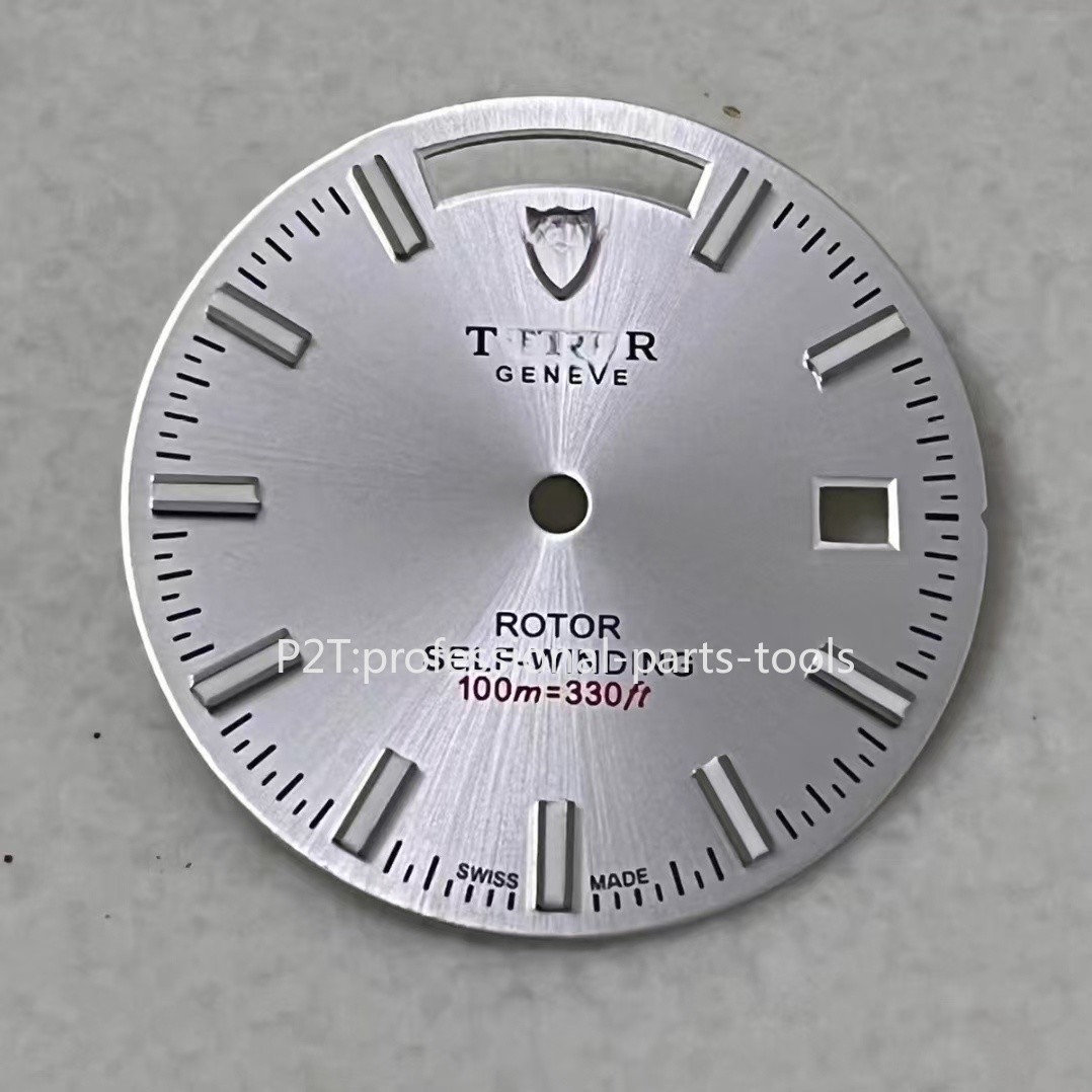 29mm Watch Dial Fits for 2834 Movement Tudor Classic Prince Date-Day Watch Face