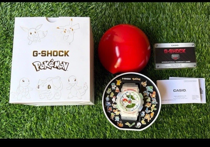 IN HAND – SHIPS NOW – Casio G-SHOCK x Pokémon 30th Anniversary GA110PKM-7A