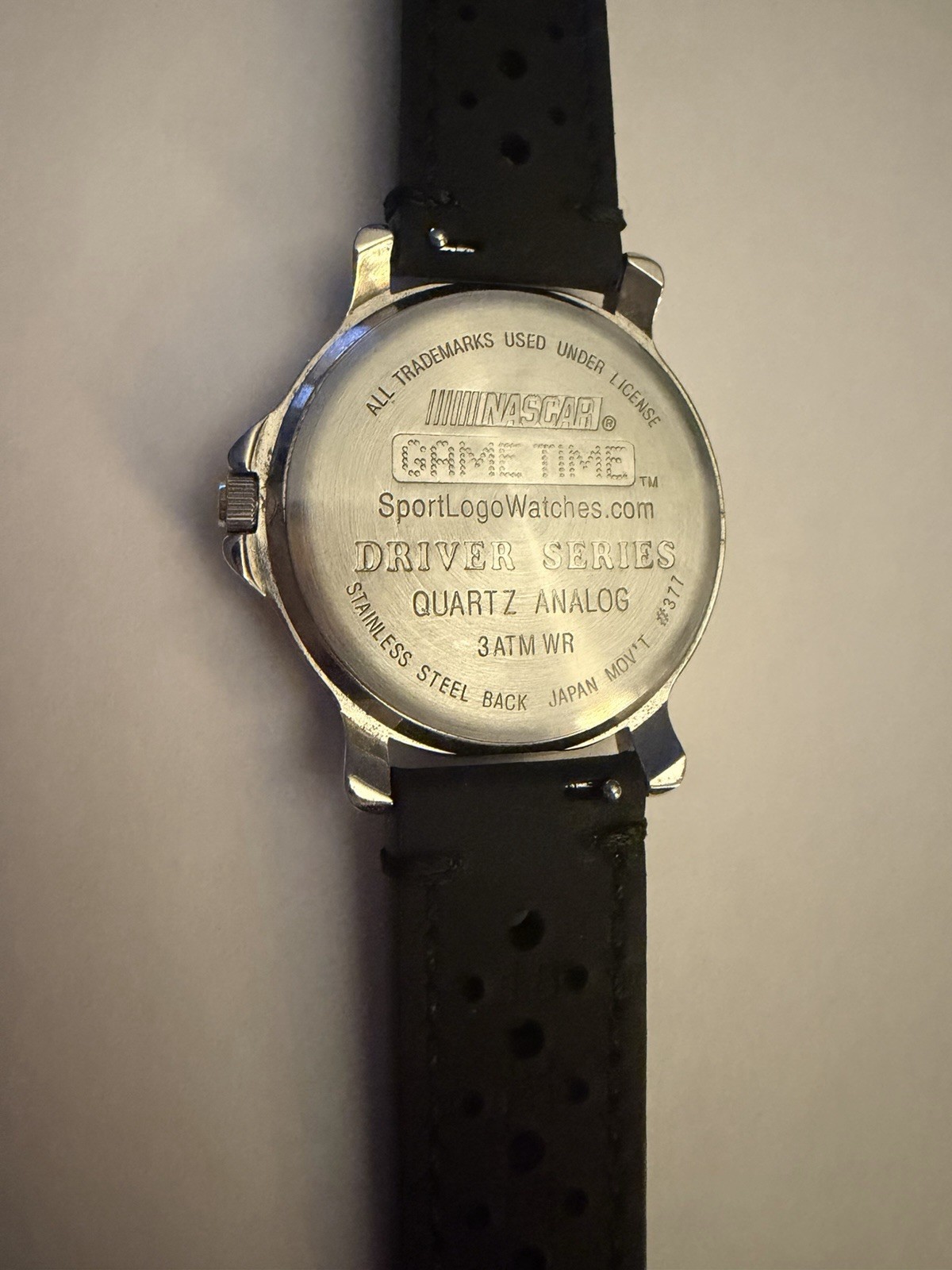 Dale Earnhardt #3 NASCAR Game Time Driver Series Watch New Leather Racing Strap