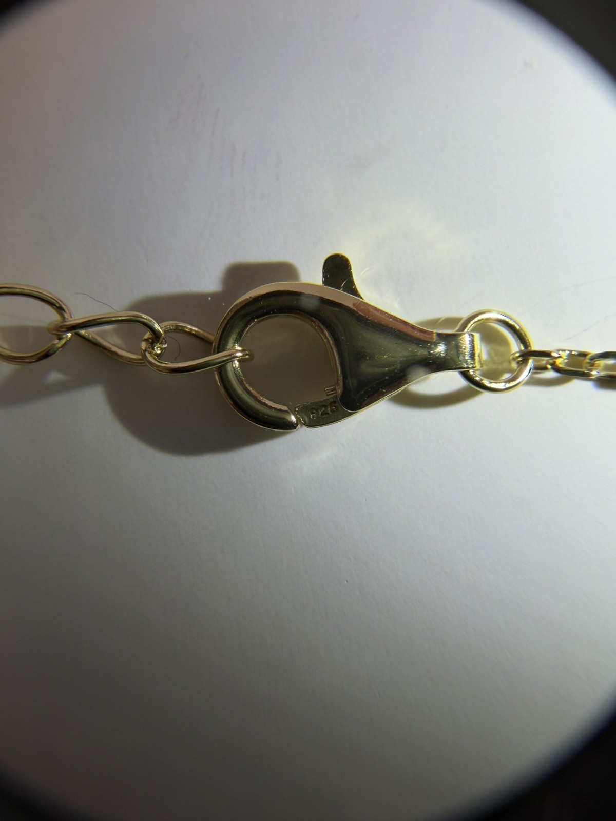 RACHEL ZOE Jewelry Fish Pendant Necklace Gold Tone 925 Sterling Silver 16+2”