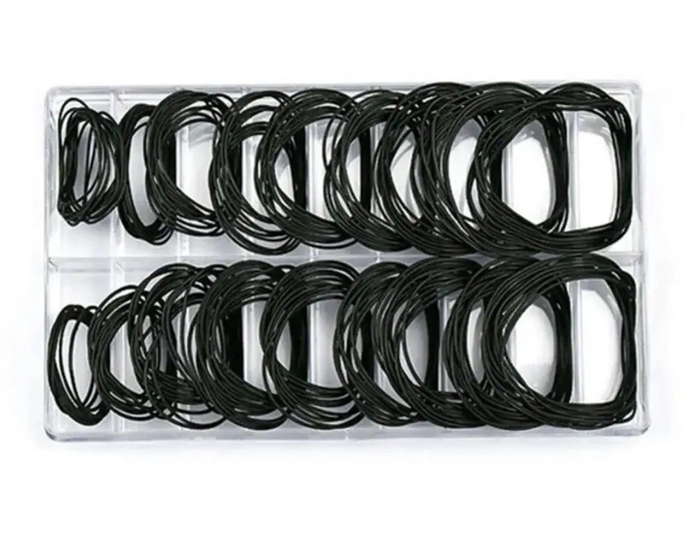 200pcs 0.5&0.6mm Waterproof Watch O-Ring Rubber Gasket Assortment For Watchmaker