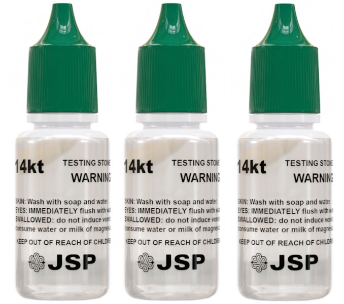 36 Bottles Lot of 14K 10K 18K Gold Testing Solution Jewelry Testing Acids JSP