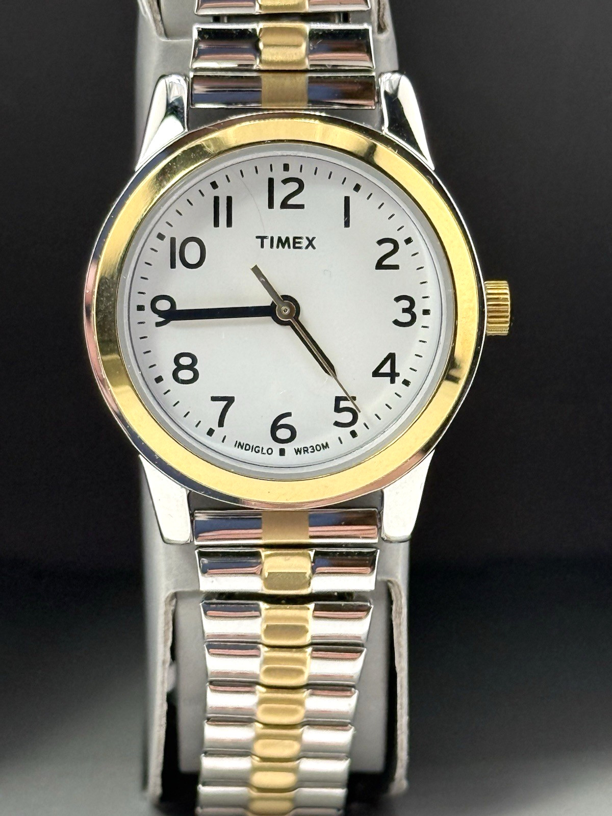 Timex® Women’s Two Tone Expansion Watch – T2N068- New!!