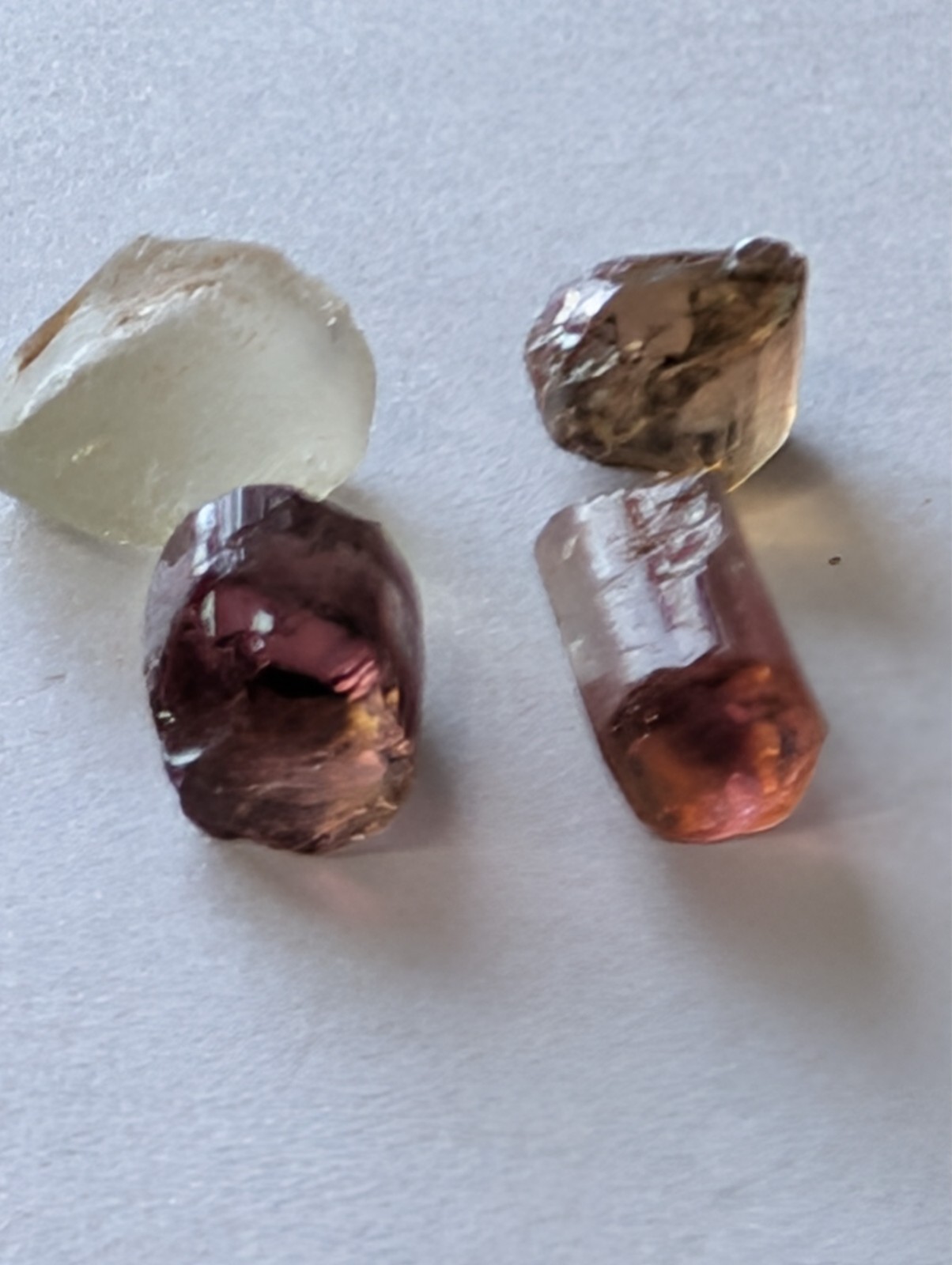 USA seller IF 10.08 ct, open C tourmaline facet rough gemstone specimen