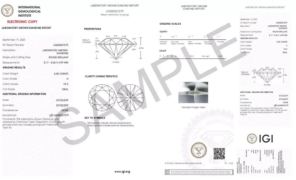 14K White Gold Lab Grown Diamond Pear Cut Toi Et Moi IGI Certified Ring 1.60 Ct