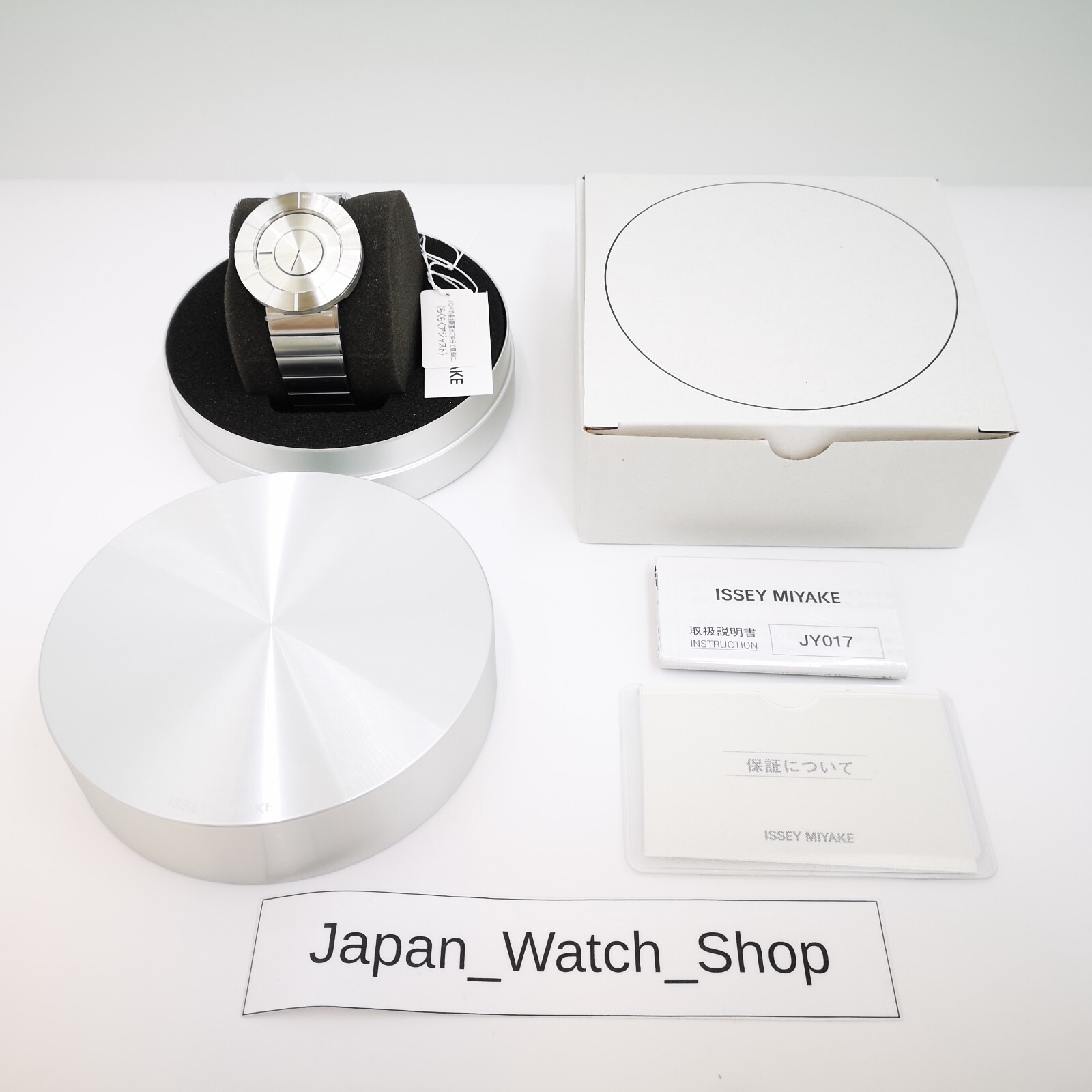 ISSEY MIYAKE TO Tio Yoshioka Tokujin design NY0N001 Silver Men Watch New in Box