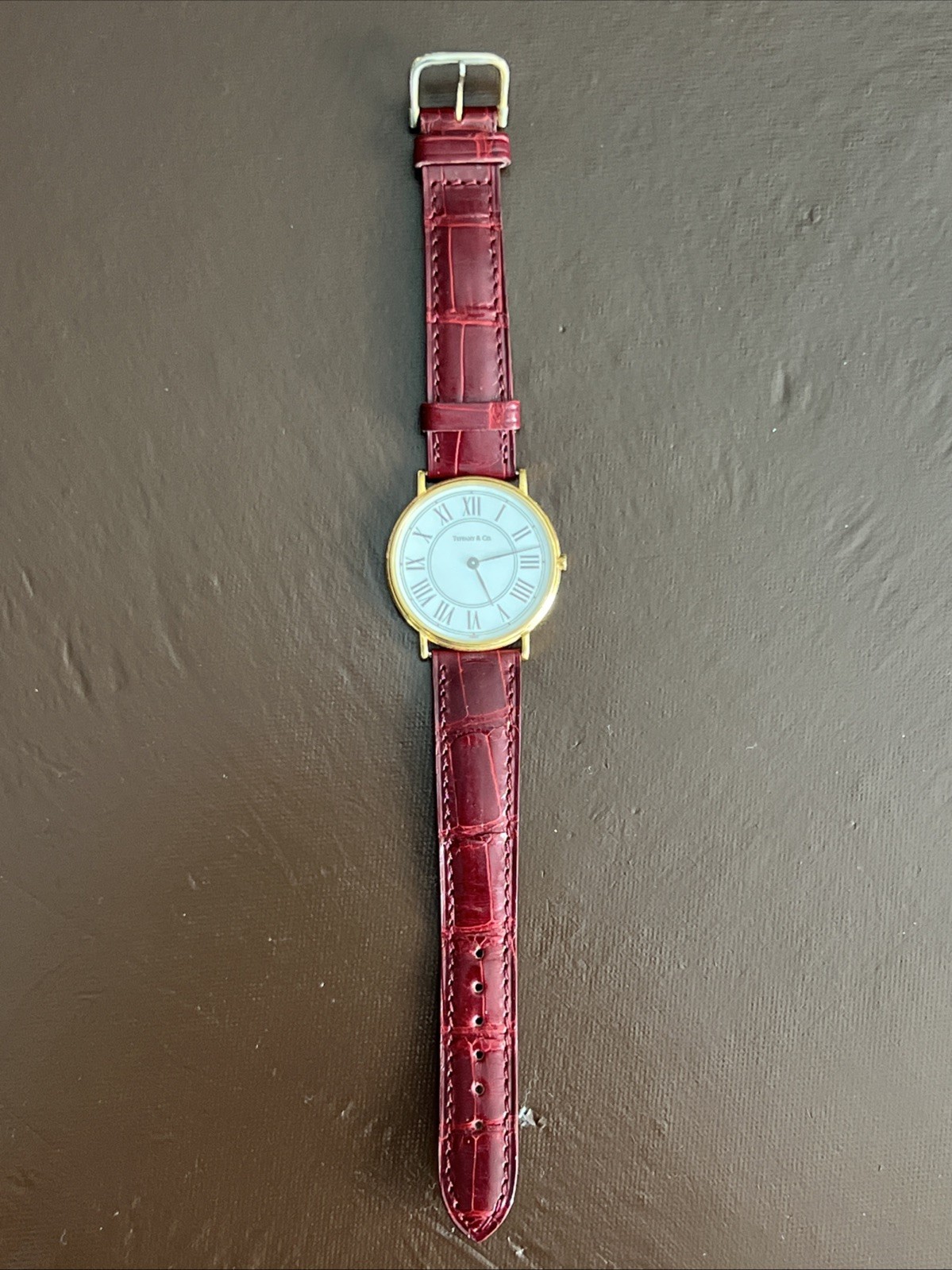 Tiffany and Co. 18K yellow gold wristwatch – Camille Fournet Paris Watch Strap