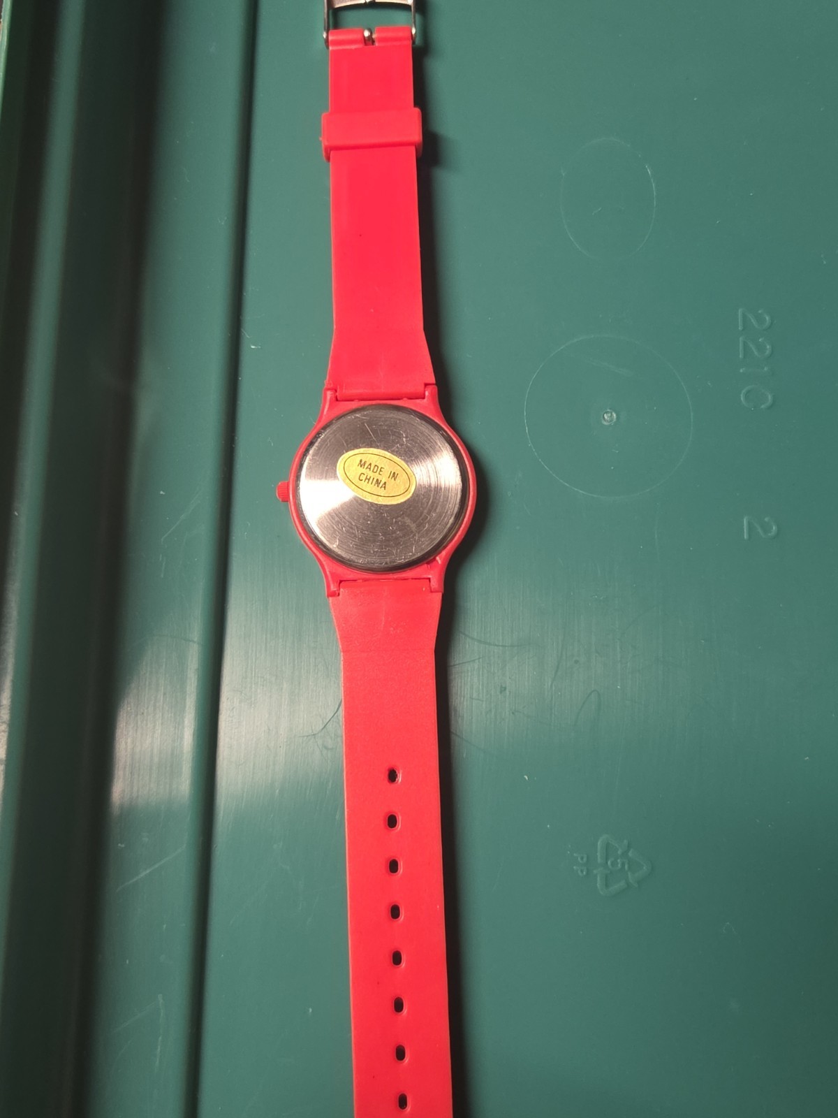 VINTAGE KOOL-AID ADULT RED DIGITAL WATCH KOOL-AID MAN FACE UNTESTED UNUSED