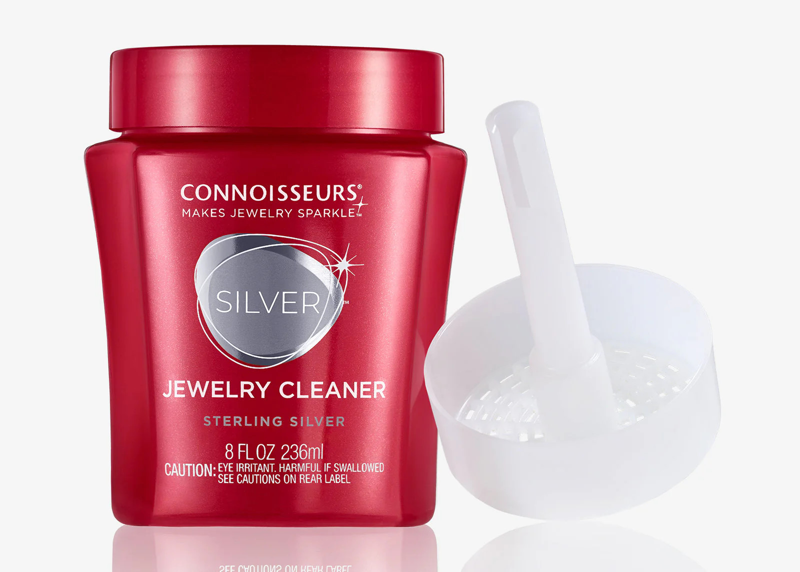Connoisseurs Silver Jewelry Cleaner, Liquid Dip Jewelry Cleaner in Red Jar