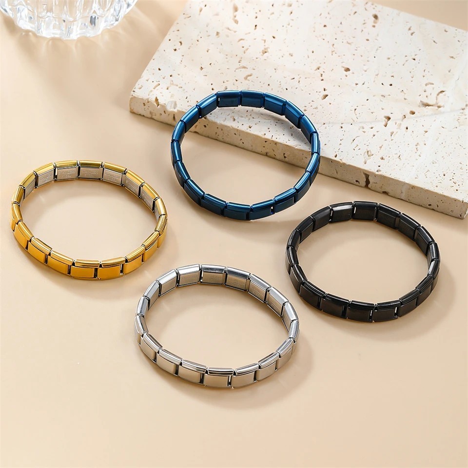 Classic Stainless Steel Italian Chain Link Pendant 9mm DIY Bracelet Making