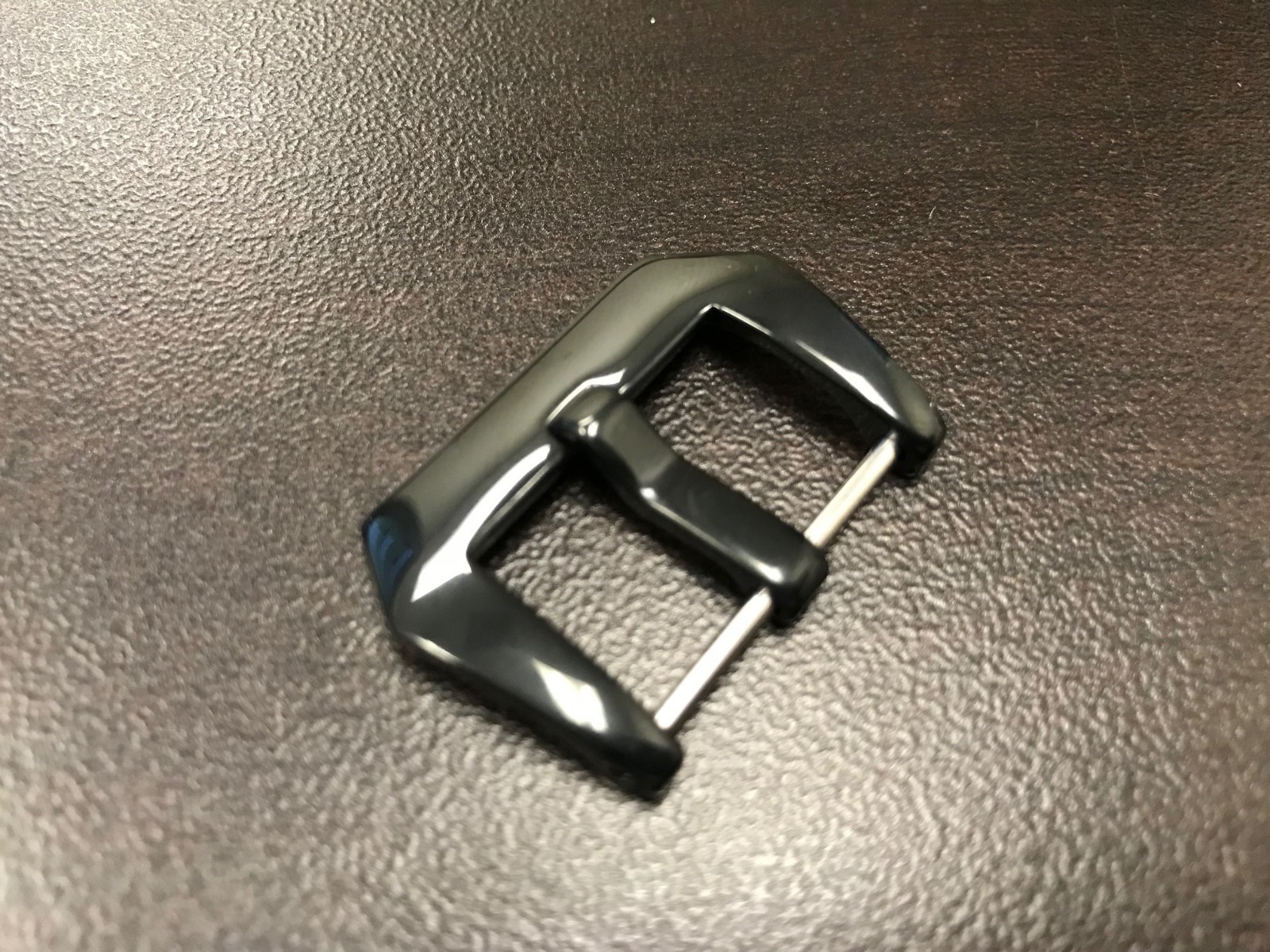PRE-V Buckle Polished Brushed Satin Gloss Black Screw-in Stainless Steel PAM