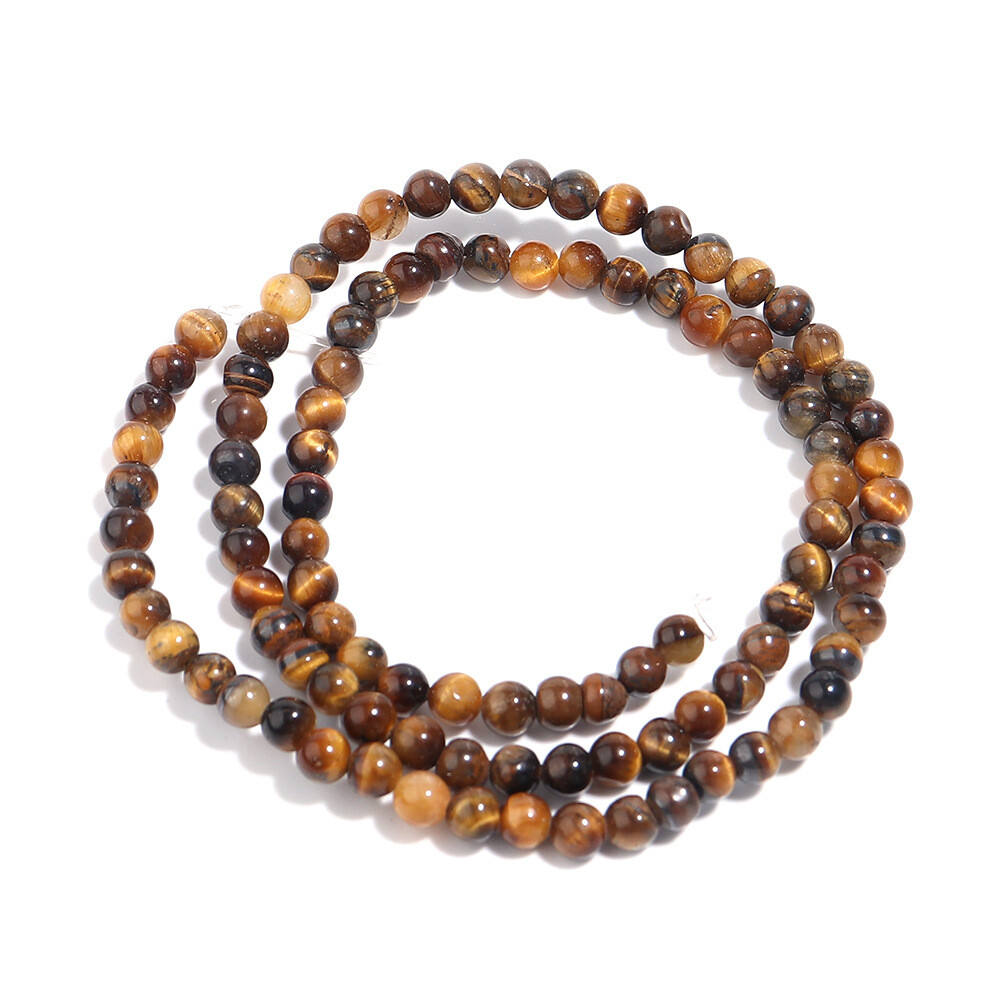 Natural Gemstone Round Spacer Loose Beads Jewelry Making 4mm 6mm 8mm 10mm 12mm