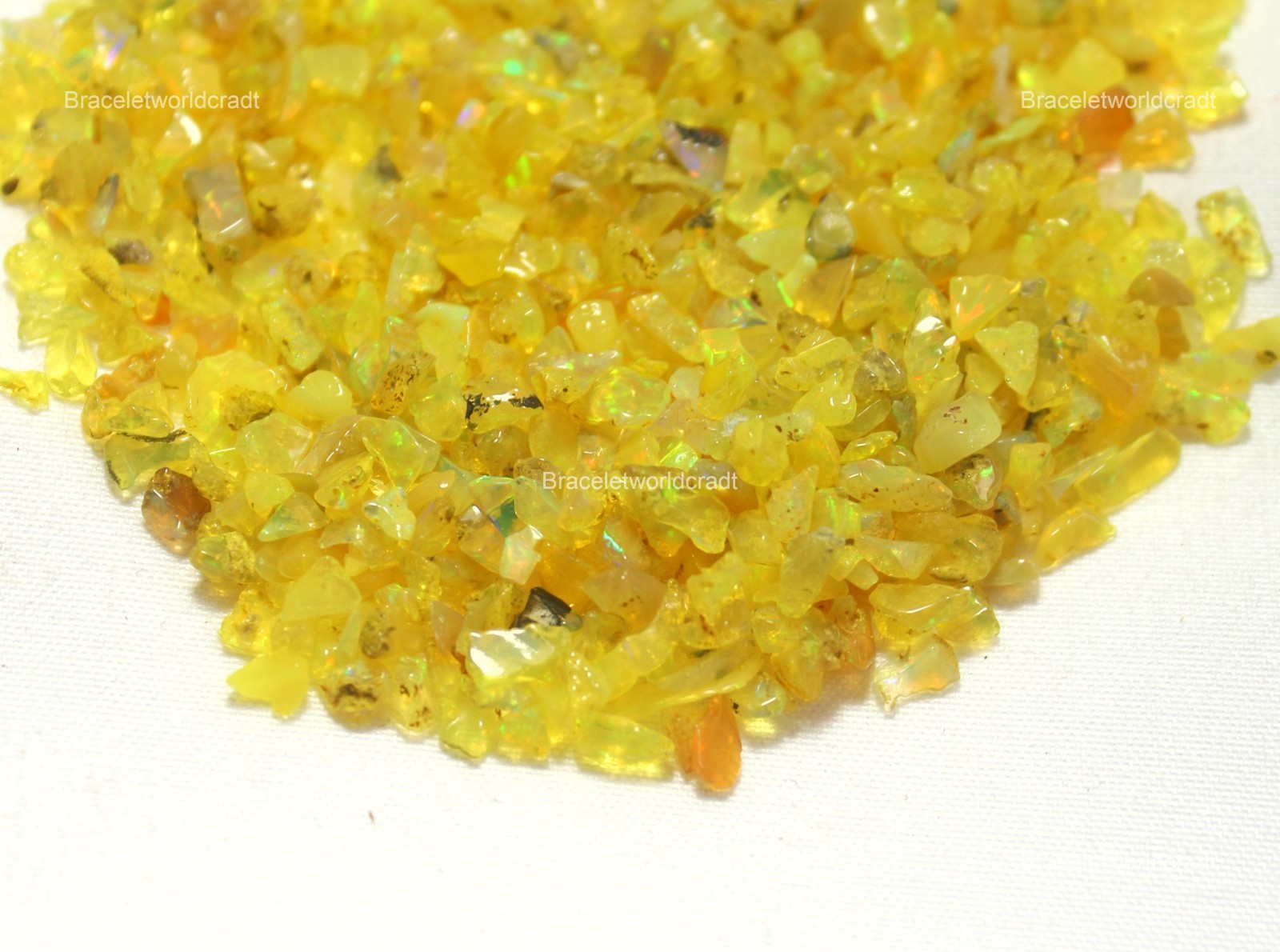 Baby Opal Wire Wrapped Bracelet Making Rough Natural 100 Pcs Lot 1x1x1 mm
