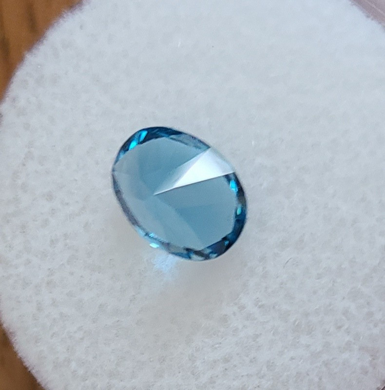 Blue Topaz 1.58 Ct Oval Natural Swiss Blue Topaz 8 X 6 mm Loose Stone Gemstone
