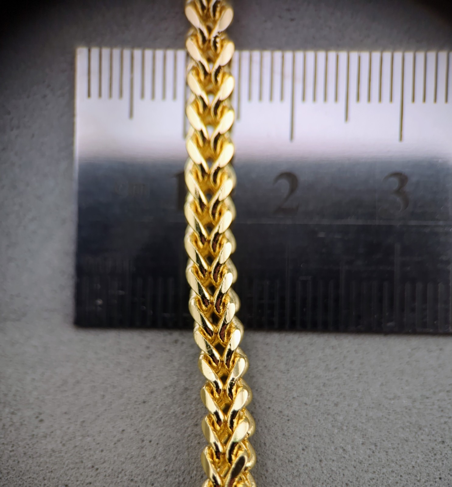 14K Gold Filled Italian Double Curb Chain Necklace 23” 5mm 33g New