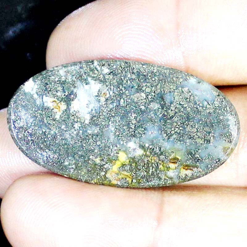 53.75CT A+ 100% Natural Indonesian Marcasite 22X41X6MM Oval Shape Gemstone BC-51