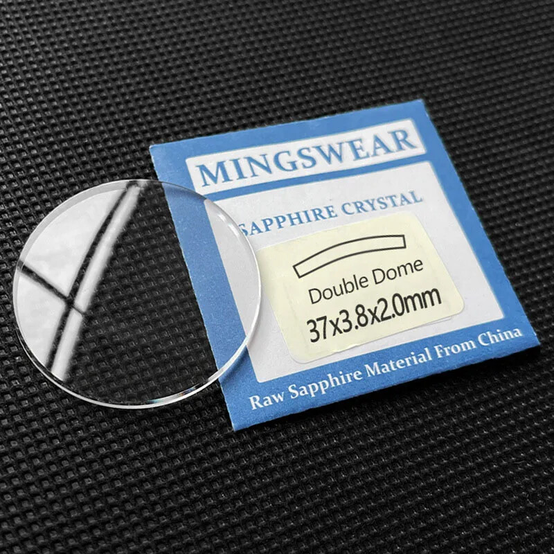 Double Dome Sapphire Lens Watch Glass 1.7 to 2.5mm 3.0mm Watch Crystal 20mm-41mm