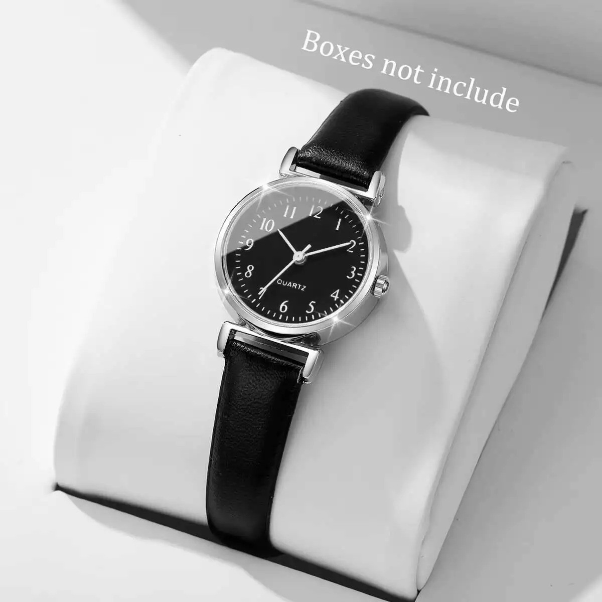 1pc Of Fashion Small Dial Women Watches Casual Leather Band Quartz Watch