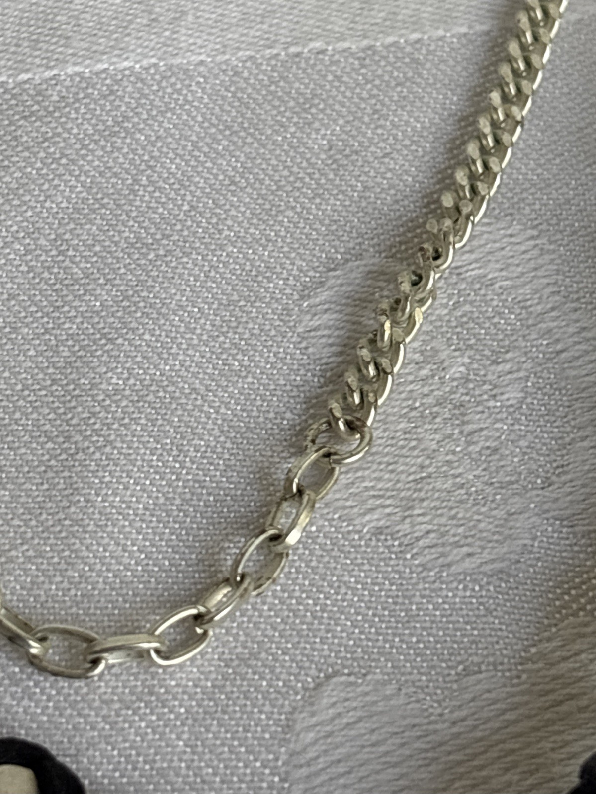 Park Lane Fascinated Necklace Satin Brushed Silver Tone Blue Black & Bns Earring