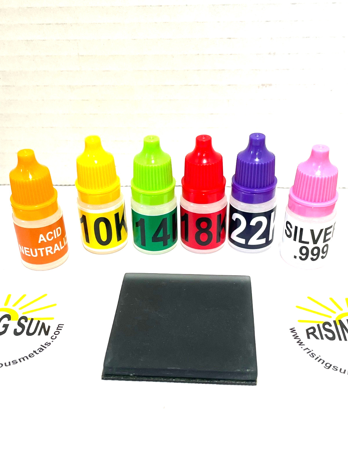 Gold Testing Kit 10K 14K 18K 22K , Silver Test , Acid Neutralizer or stone