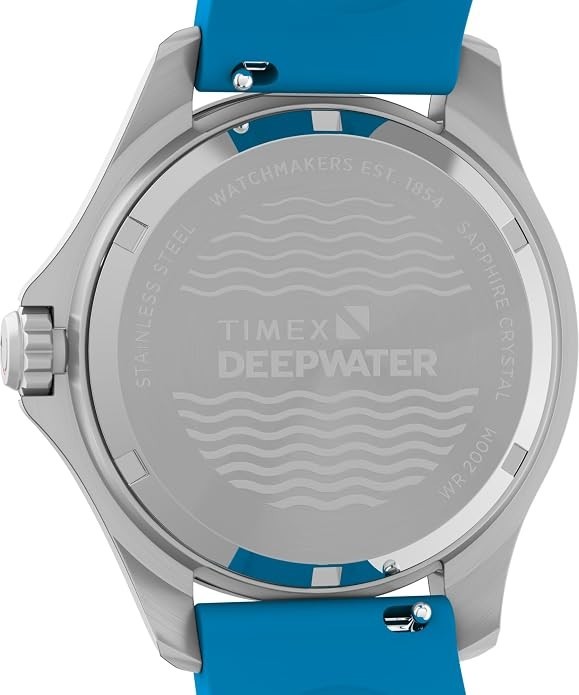Timex Unisex Deepwater Meridian 200 38mm Watch [Blue] [TW2Y40400VQ]