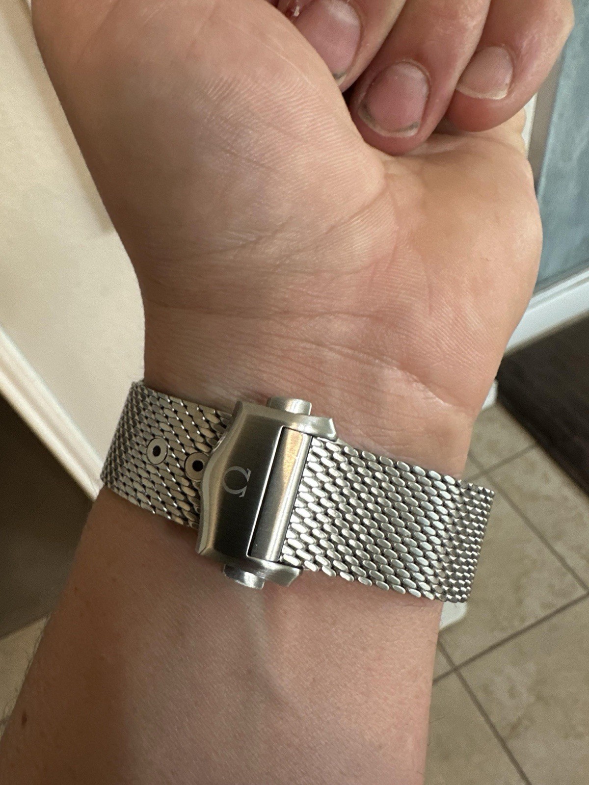 20mm Omega Braided Stainless Mesh Watch Strap (Bracelet Only!)