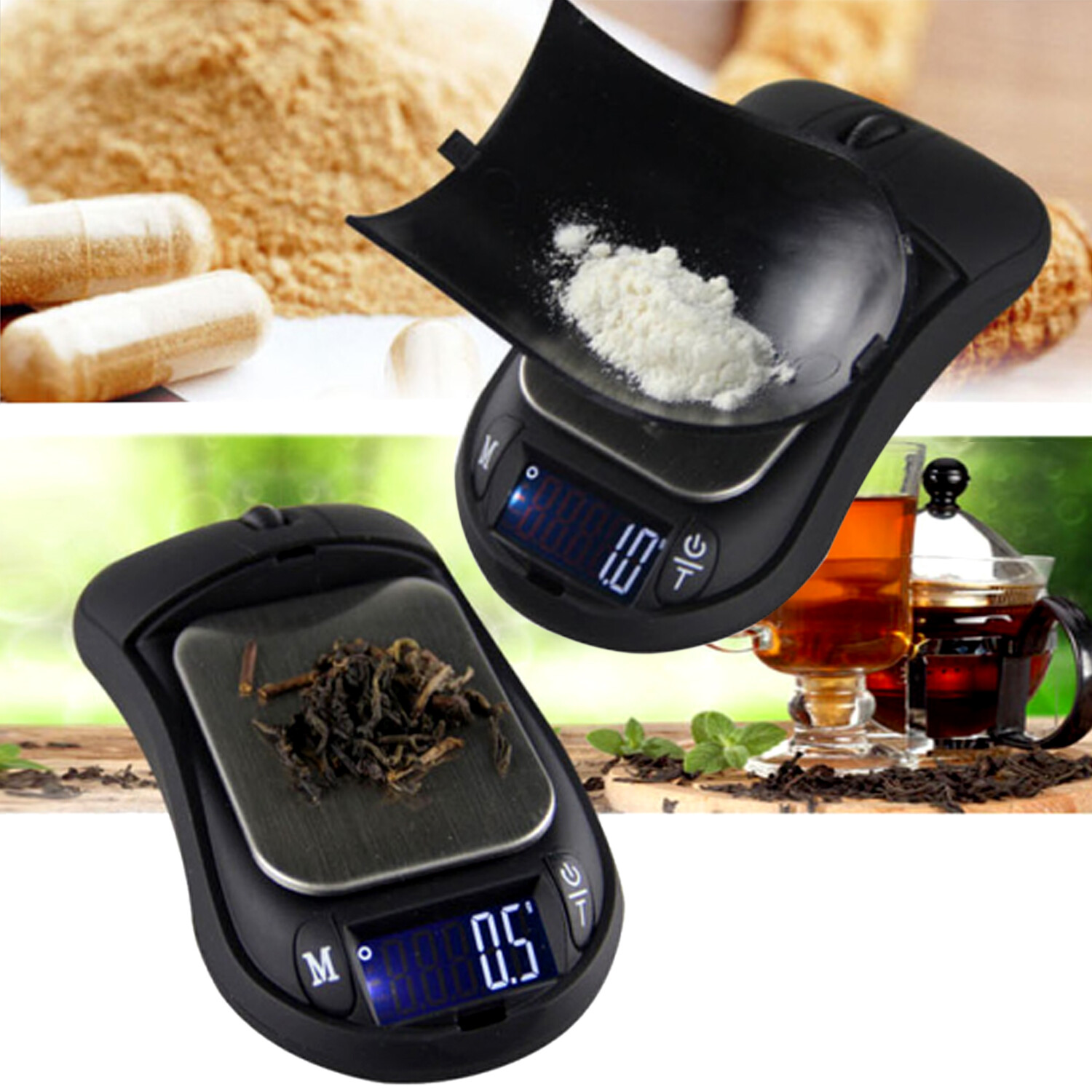 200g by 0.01g Portable Digital Scale – Mouse – jewelry scale .01 gram Precision