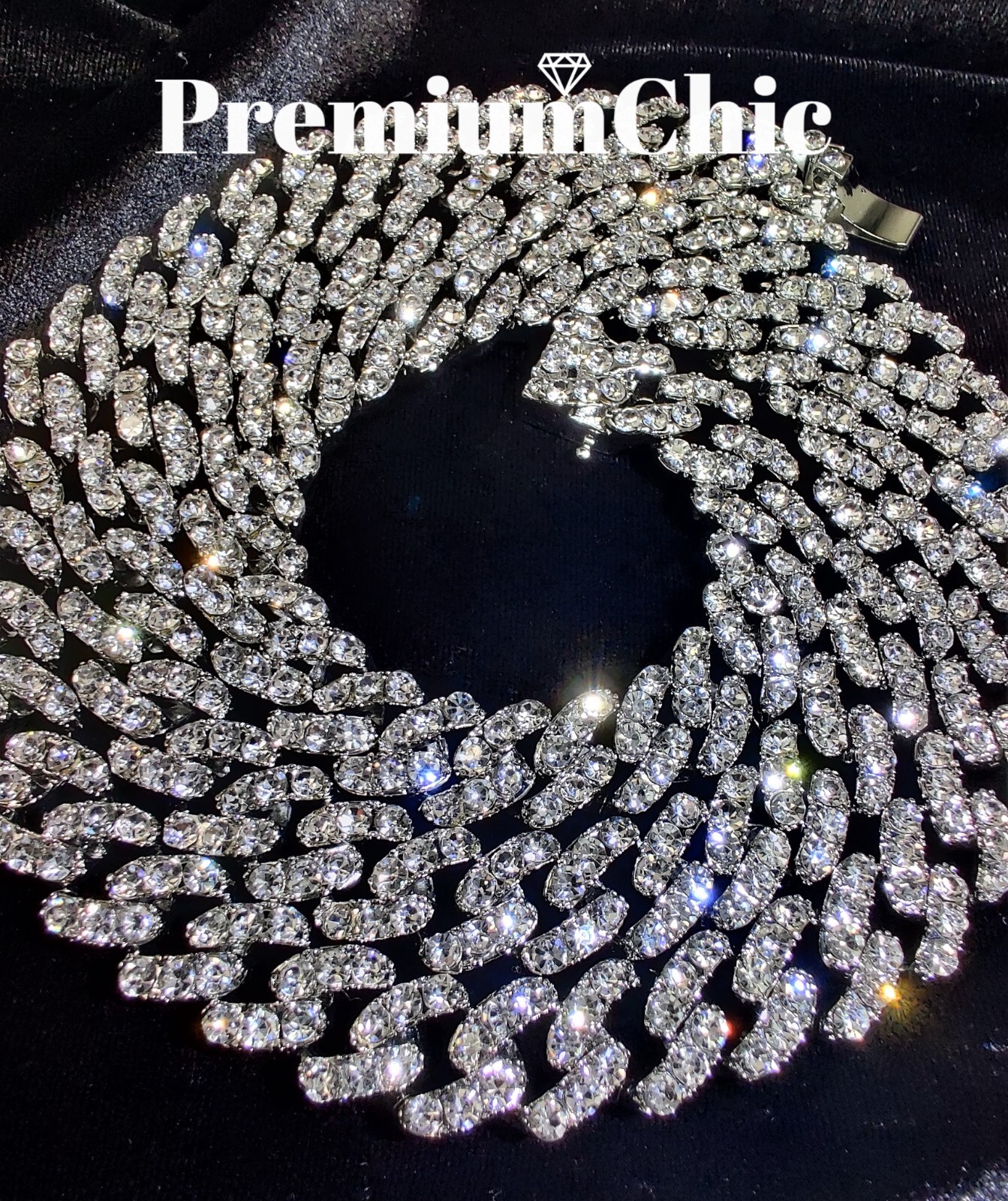 Mens Miami Cuban Link Chain or Bracelet ICED CZ Gold Plated Hip Hop CZ Jewelry